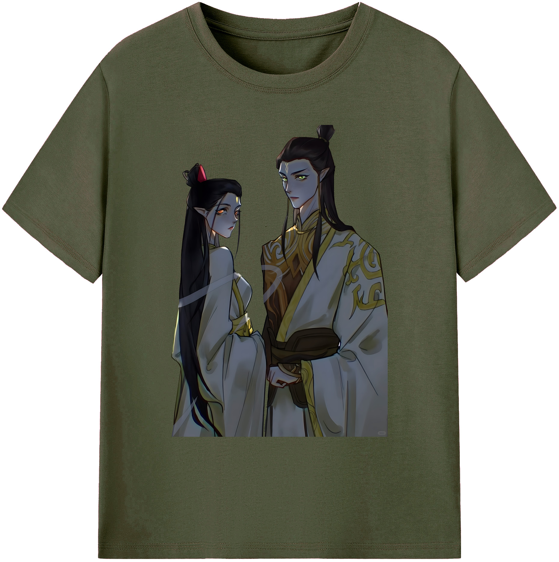 （画像用） Ne Zha 2 ナタ 魔童の大暴れ 綿100％ メンズ半袖Tシャツ｜肌触りやわらか＆通気性